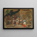 Die Geburt von Jean - Franz Anton Zeiller — gerahmtes Bild an der Wand