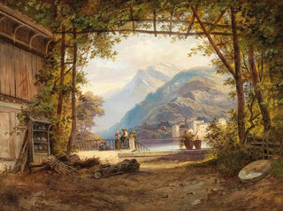 Franz Barbarini - An einem oberitalienischen See.webp