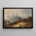 Paesaggio - Franz Barbarini — quadro incorniciato alla parete
