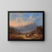 Scène del Salzkammergut - Franz Barbarini — quadro incorniciato alla parete