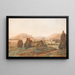 Il campanile di Dürnstein nella valle della Wachau - Franz Brenner — quadro incorniciato alla parete