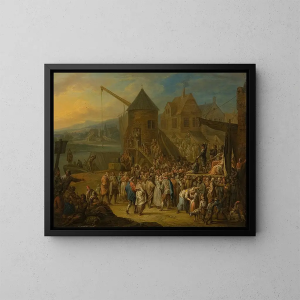 Messe jährlich - Franz Christoph Janneck — gerahmtes Bild an der Wand