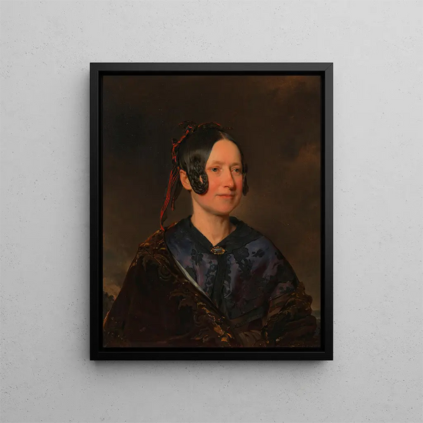 Sofie Fick, cognata di Rudolf von Arthaber - Franz Eybl — quadro incorniciato alla parete