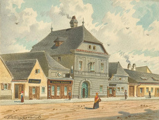 Franz Gerasch - Das einstige Jagdschloss der Kaiserin Maria Theresia in der Erdbergstrae 109 in Wien.webp
