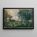 The Old Jewish Cemetery in Lublin - Franz Hohenberger — framed artwork on a wall