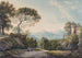 Vista di Tivoli attraverso la valle del Tevere al tramonto - Franz Kaisermann — vista dell’opera