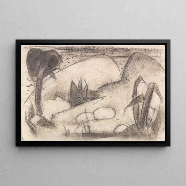 Franz Marc - Abstrahierte exotische Landschaft.webp