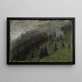 Franz Marc - Nebel zwischen Tannen.webp