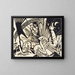 Versöhnung - Franz Marc — gerahmtes Bild an der Wand