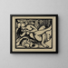 Bergère endormie - Franz Marc — quadro incorniciato alla parete