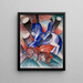 Saint Julien l'Hospitalier - Franz Marc — quadro incorniciato alla parete