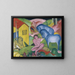 Il Sogno - Franz Marc — quadro incorniciato alla parete