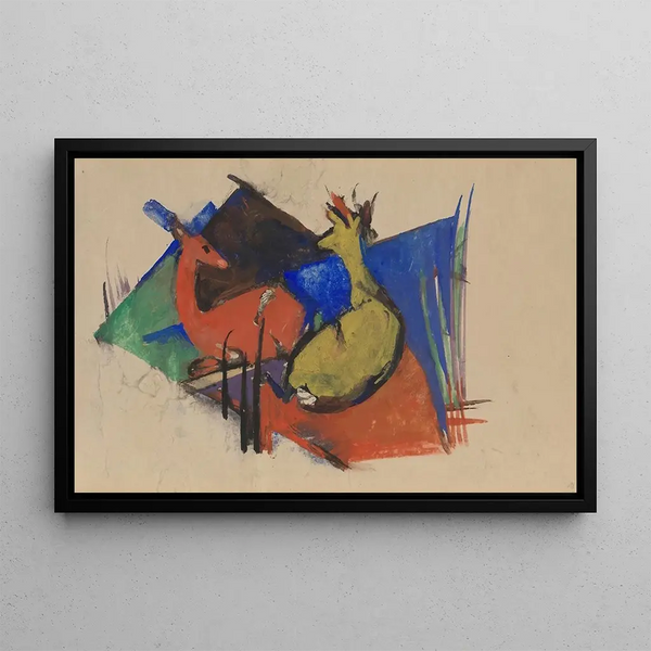Franz Marc - Two Deer Lying Down.webp
