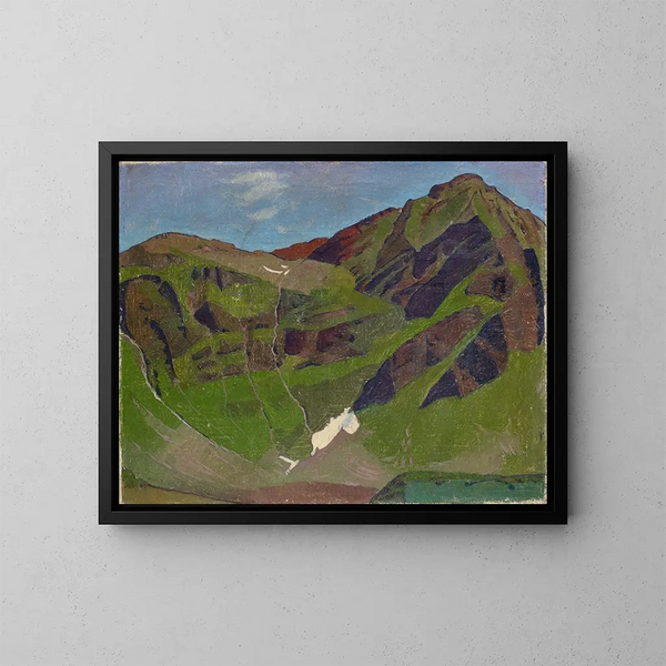 Motivo di montagna - Franz Marent — quadro incorniciato alla parete