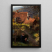 Coin de maison dans le jardin - Franz Moppert — gerahmtes Bild an der Wand