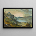 View of Lungern Lake - Franz Niklaus König — framed artwork on a wall