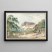 Haus am Landhaus Villette - Franz Niklaus König — gerahmtes Bild an der Wand