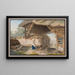 Haus eines Bauern im Kanton Bern - Franz Niklaus König — gerahmtes Bild an der Wand