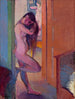 Donna nuda in piedi nell'architrave della porta - Franz Nölken — vista dell’opera