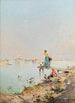 Vue de Venise au bord de la lagune - Franz Richard Unterberger — vista dell’opera