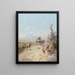 En route vers Pompéi avec le Vésuve au loin - Franz Richard Unterberger — quadro incorniciato alla parete