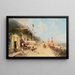 Rue Monreale, Palermo - Franz Richard Unterberger — quadro incorniciato alla parete