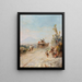 Die Straße von Pompeji - Franz Richard Unterberger — gerahmtes Bild an der Wand