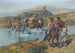 Kosaken, die einen Flussüberquerung durchqueren - Franz Roubaud — Ansicht des Kunstwerks