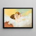 Venus und Amor im Stil des Jugendstils - Franz Rösler — gerahmtes Bild an der Wand