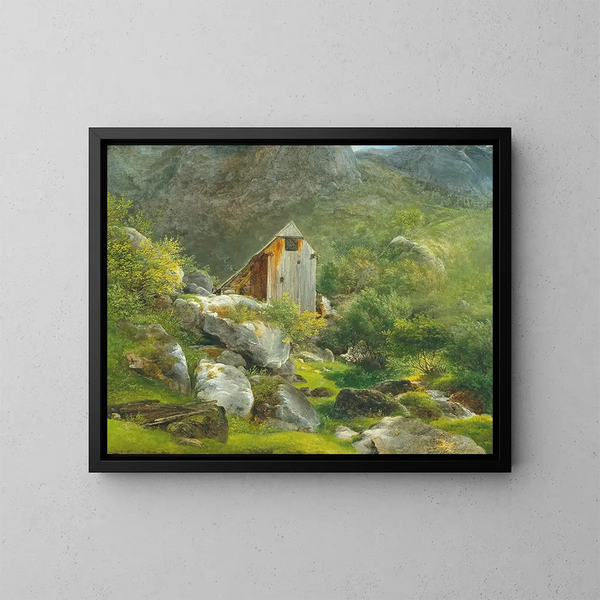 Mühlental - Franz Steinfeld — gerahmtes Bild an der Wand