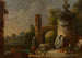 Fantastisches Ruinen-Landschaft mit Gedenksäule - Franz Thomas Canton — Ansicht des Kunstwerks