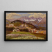 Vue de Kitzbühel - Franz Walde — gerahmtes Bild an der Wand