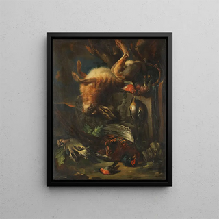 Franz Werner von Tamm - Zugeschrieben Jagdstillleben mit Hase und Vgeln.webp