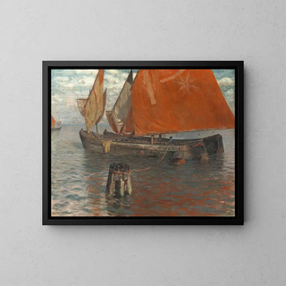Franz Xaver Hoch - Fischerboote.webp