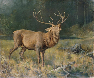 Franz Xaver von Pausinger - Brunfthirsch.webp
