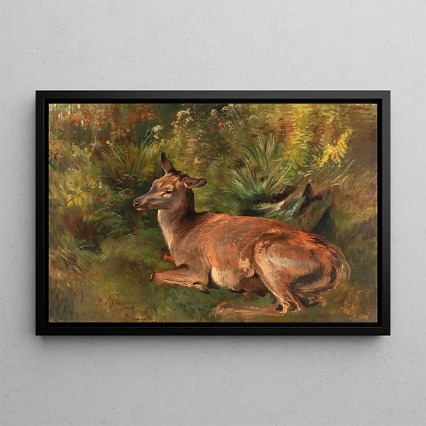 Franz Xaver von Pausinger - Resting Hind.webp
