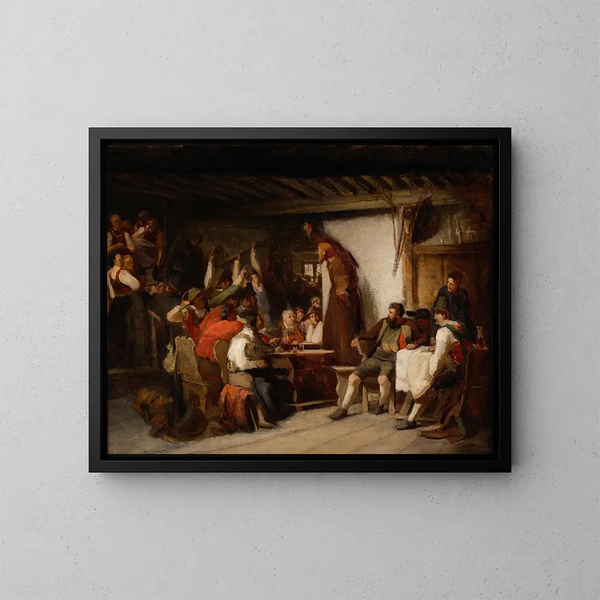 Tiroler Aufstand Gemälde - Franz von Defregger — gerahmtes Bild an der Wand