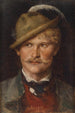 Young peasant with hat - Franz von Defregger — artwork view