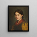 Dirndl - Franz von Defregger — gerahmtes Bild an der Wand