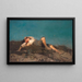 Ein Junge Hirte - Franz von Lenbach — gerahmtes Bild an der Wand
