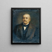 The Imperial Advisor and Reichstag Member Isaak Rubinstein - Franz von Lenbach — framed artwork on a wall