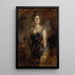 Hubertine Henriette Startz - Franz von Lenbach — framed artwork on a wall