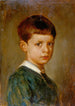 Portrait d'enfant del principe ereditario Rupprecht di Baviera - Franz von Lenbach — vista dell’opera
