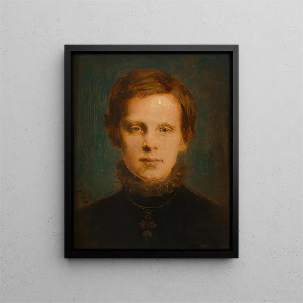 Kronprinz Rodolphe - Franz von Lenbach — gerahmtes Bild an der Wand