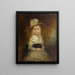 Ritratto di sua figlia Marion - Franz von Lenbach — quadro incorniciato alla parete