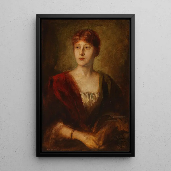 Franz von Lenbach - Portrt einer jungen Dame.webp