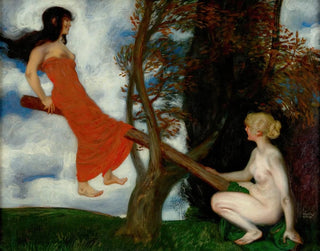 Franz von Stuck - The Seesaw.webp