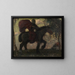 Morto e coppia innamorata - Franz von Stuck — quadro incorniciato alla parete