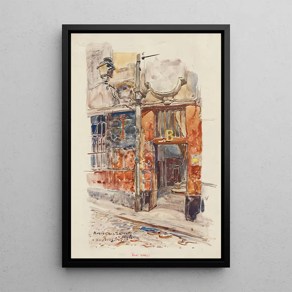 Frdric Houbron - Entre escalier B du March des EnfantsRouges en 1907 3me arrondissement.webp