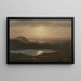 Lac Eagle gesehen von Cadillac Mountain, Mount Desert Island, Maine - Frederic Edwin Church — gerahmtes Bild an der Wand